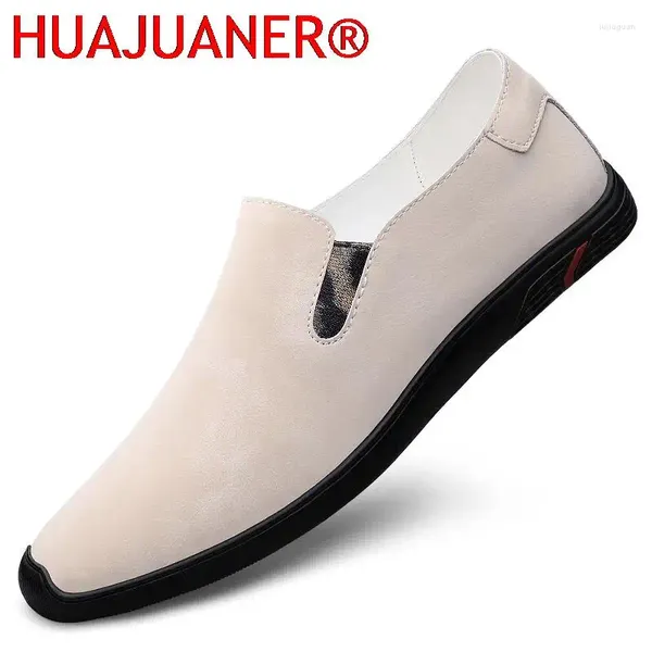 Zapatos informales Gents Flats de cuero Hombres de alta calidad Vestidos largos de fiesta