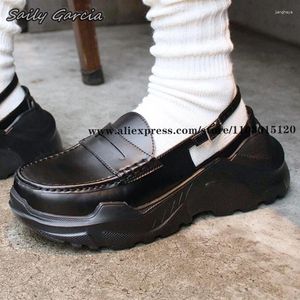 Chaussures décontractées en cuir véritable ceinture Bucke Bucke Talon Chunky Talon 2024 All-Match Shallow Sport Mary Jane Y2k Ins Style