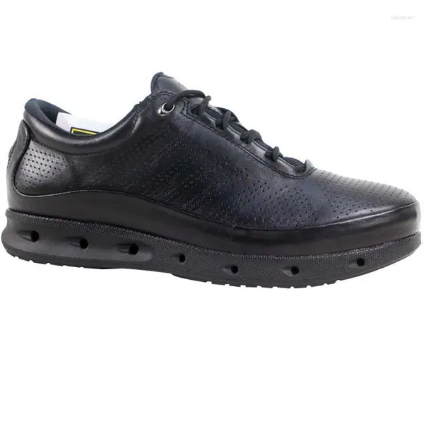 Chaussures décontractées en cuir véritable hommes mocassins respirants jeunes baskets de marche sport de course en plein air chaussures en cuir taille 44 45 de haute qualité