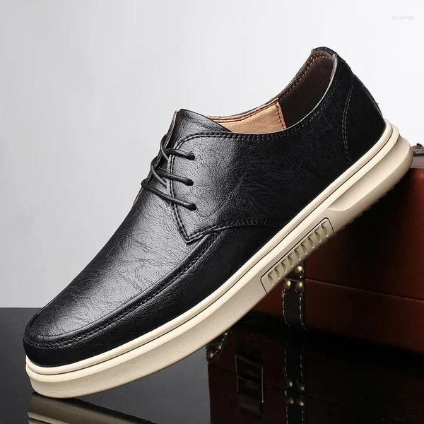 Zapatos casuales hombres de cuero genuino atrezables oxfords transpirables hombres mocasins conduciendo la marca desginer