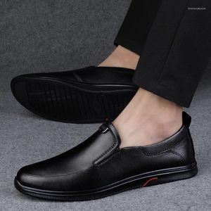 Zapatos informales de cuero genuino para hombre, mocasines, mocasines, planos sin cordones, calzado para hombre adulto, zapato náutico hecho a mano