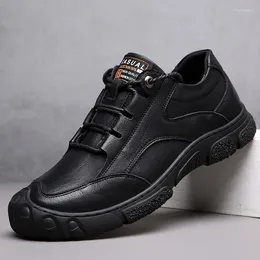 Zapatos casuales de cuero genuino anteckid para hombres zapatillas para hombres de caminata Zapatos hombre sapatos masculino schoenen chaussure homme