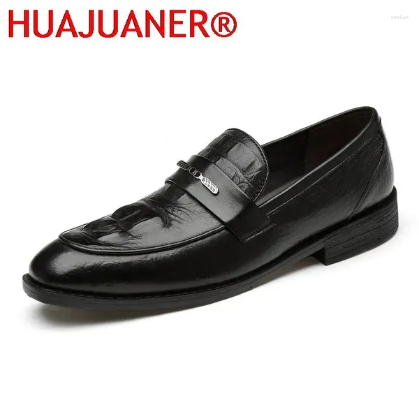 Zapatos informales de cuero genuino para hombre, vestido de boda, mocasines para conducir perezosos, oficina de gama alta, talla grande 36-47