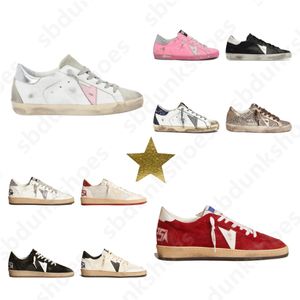 Top Golden Sneakers Superstar met originele doos Casual schoenen Designer Sneakers dames Superstar Dirty Super Star White Pink Ball Star Trainers Outdoor Shoes