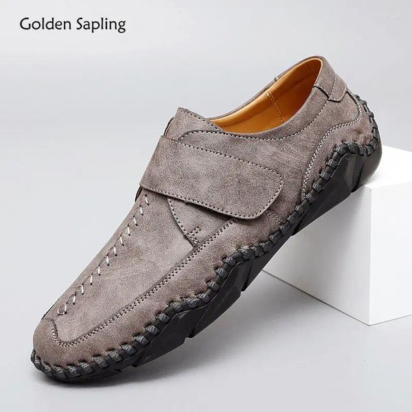 Chaussures décontractées Golden Sapling Men Locs Business Fashion Conduite des appartements Force de loisirs Bureau de chaussures pour hommes Mocasins Footwear