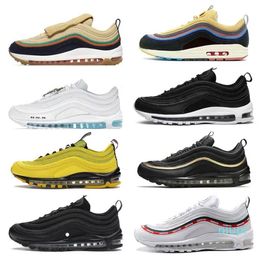 Chaussures Casual Golf Femmes Baskets Baskets Designer Classique Triple Blanc Noir Air97 Hommes Sean Wotherspoon 97S 97 Lucky And Good Mschf Jesus Celestial