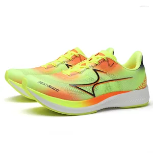 Chaussures occasionnelles Santé Full longueur Plaque de carbone Running Sport Training Training Competition Sneakers de course spécifiques Speakers de course 100