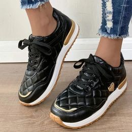 Zapatos informales para mujeres en forma de corazón plataforma de zapatillas de deporte transpirable Mujer, primavera otoño al aire libre vulcanizado