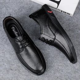 Chaussures décontractées Brand de gamme Hommes en cuir authentique en plein air