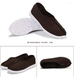 Chaussures décontractées de haute qualité EU35-EU46 SpringaumnUmn Shaolin Monk Zen Lay Metation Bouddha Qigong Lohan Sneakers Black / Grey / Yellw / Coffee