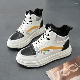 Casual schoenen Hoge topstijl Damessneakers Thermisch Comfortabel Modeplatform Gemengde kleuren Skateboarden