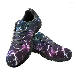 Chaussures décontractées Homdow Animal Design design Sneaker pour femmes pour femmes Couleur Imprimer des chaussures à lacets plates