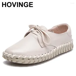 Chaussures décontractées Hovinge Femmes Généralités en cuir Moccasins Mothes Mathers Soft Leisure Femme Female Taille 35-40