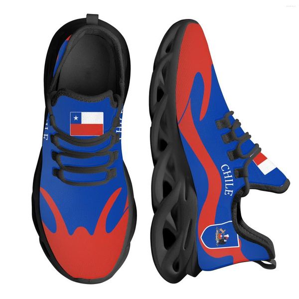 Chaussures décontractées Instantarts Chili drapeau conception