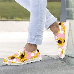 Chaussures décontractées Instantarts Sunflower Milk Pattern imprime