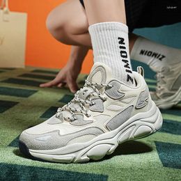 Chaussures décontractées Jinbaoke Chunky Running Women Hommes Jogging Jogging Sports Unisexe Mesh Platform Sneakers Lédy