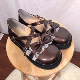 Chaussures décontractées jk loli japonais lolita en dente