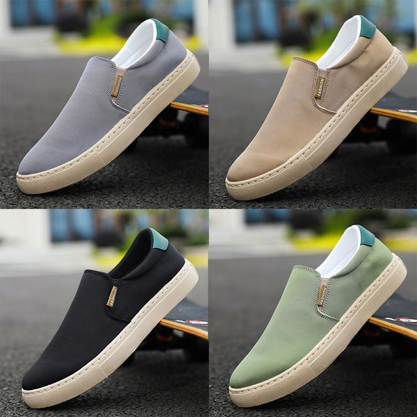 Zapatos casuales para correr para caminar, transpirables, bajos, suaves, zapatillas de deporte de tela para hombre, zapatillas de deporte al aire libre GAI Pale Green