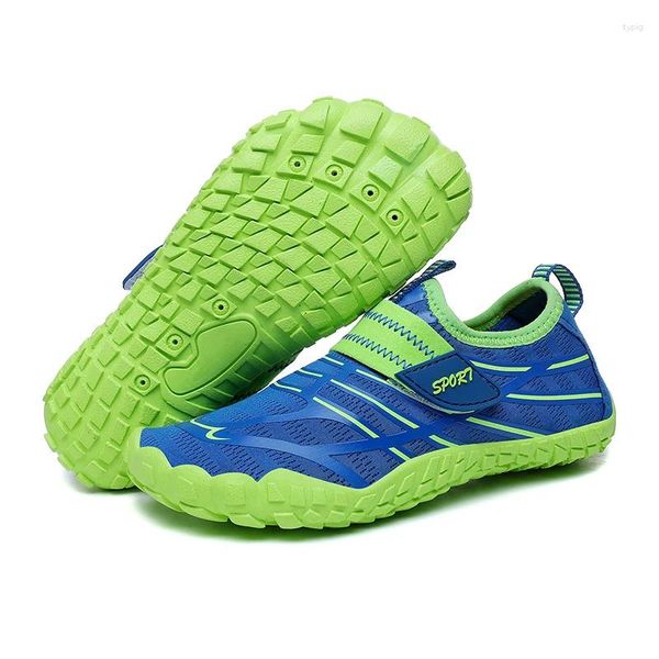 Zapatos informales para niños, zapatillas de natación de secado rápido con agua, calzado ligero para surfear aguas arriba, talla 28-38, 2024