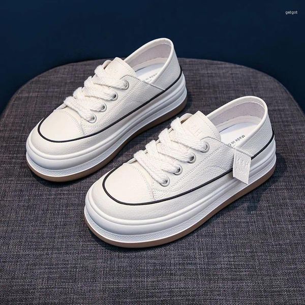 Chaussures décontractées Version coréenne de Little White pour femmes, semelle souple, Double usage, sport rétro simple, 2024