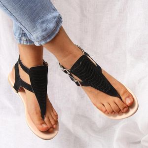 Chaussures décontractées pour femmes, sandales de Yoga à bout ouvert et plat pour femmes, toboggans brillants et sandales d'eau pour femmes