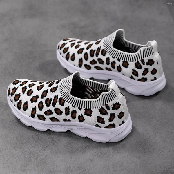 Chaussures décontractées mesdames en vente femmes baskets modélisation de mode Animal Imprimé mignon fond plat confortable zapatos para mujeres