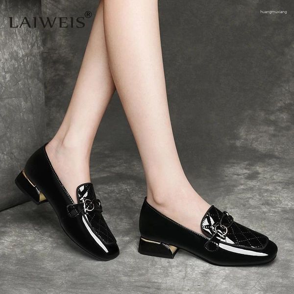 Zapatos casuales Laiweis Zapatos de Mujer Mujeres Sexy Party Club Night Club Spring Summer Square Lady Cool Beige Flat Brand