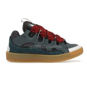 Chaussures décontractées Lav Cuir Curb Baskets Chaussures De Créateur Femmes Extraordinaire Sneaker Occasionnel En Cuir De Veau En Caoutchouc Nappa Plateforme Semelle Lan Hommes Baskets 963