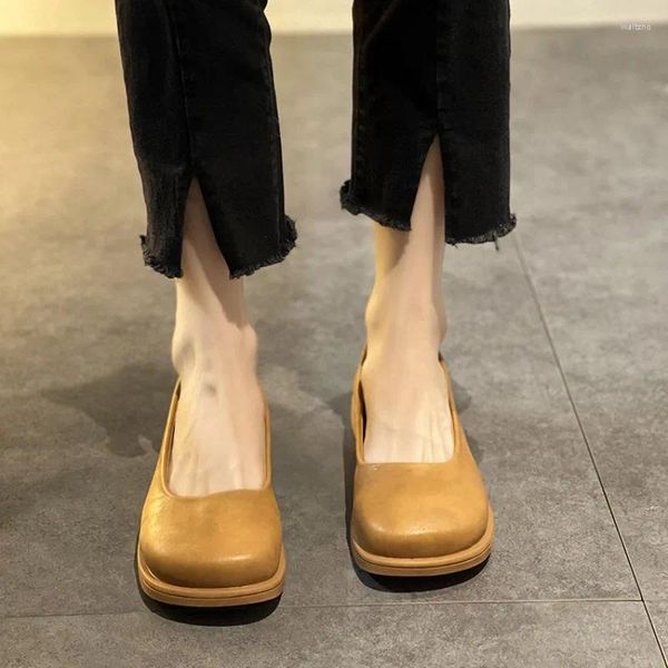 Chaussures décontractées en cuir plat Kawaii pour femmes, jolies chaussures de styliste originales avec en H, arrivée 2024