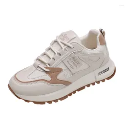 Chaussures décontractées Leisure 438 2024 Spring Fashion White Sports Sports Femme Femmes Breffe-Mesh Laçage Confortable Girl Designer Shoe Pla 76
