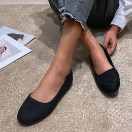 Casual schoenen Loafers Dames Zomermode Licht plat voor ondiepe silp op vrouw Kantoorwerk Grote maten