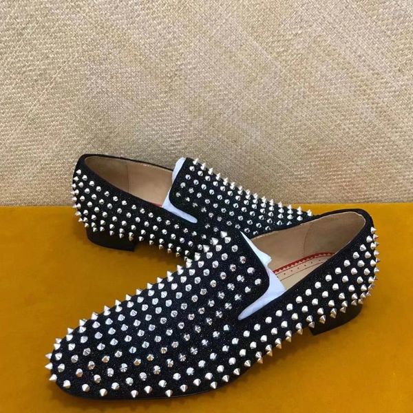 Zapatos casuales tacones bajos entrenadores de hombres conductores con brillo negro con un brillo negro genuino vestido de novia de cuero sier sierkers 92