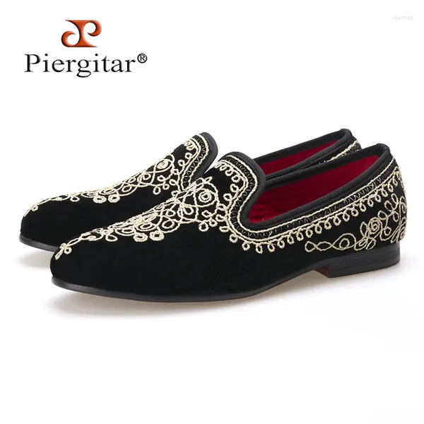 Zapatos informales de lujo hechos a mano con motivo bordado Paisley, mocasines de terciopelo para hombre, zapatillas de boda y fiesta, talla 4-14