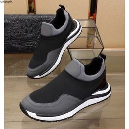 Chaussures décontractées de luxe Designer Sneaker en cuir véritable Mesh bout pointu Race Runner Outdoors are US38-44 kjml rh40000002