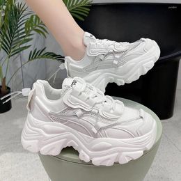 Chaussures décontractées Maogu White femme vulcanize femme tenis plataforma luxe tennis féminino pour femmes 2024 Sneakers de plate-forme Zapatos Mujer