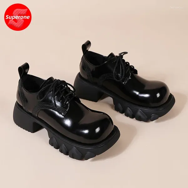 Zapatos casuales Mary Jane uniforme de escuela japonesa JK Estudiantes Mujeres Kawaii Lolita Struff Sister Plataforma Bajo Tacón