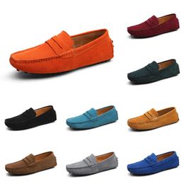 Scarpe casual da uomo Nero Marrone Rosso Arancione Verde scuro Blu Grigio Scarpe da ginnastica da uomo Sneakers sportive da esterno color87