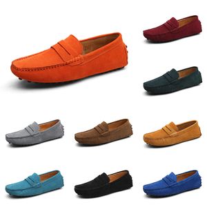 Chaussures de sport hommes noir marron rouge orange vert foncé bleu gris baskets pour hommes baskets de sport de plein air color71