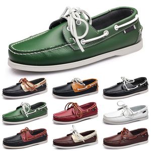 Chaussures de sport hommes noir pas cher loisirs Silvers taupe dlives marron gris rouge vert marche bas doux Multis cuir hommes sneaker entraîneur extérieur GAI