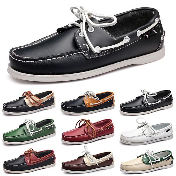 Chaussures de sport hommes noir pas cher loisirs argent taupe dlives marron gris rouge vert marche basse softs multi cuir hommes sneaker entraîneur extérieur GAI