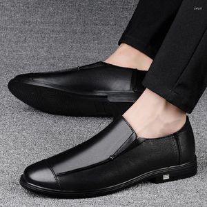 Chaussures décontractées hommes Brogue robe lace up gentleman costume ascenseur oxford extérieur plate-forme de mode