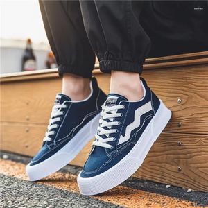 Casual schoenen heren canvas mode groene klassieke ademende sneakers straat hiphop platform gevulkaniseerd