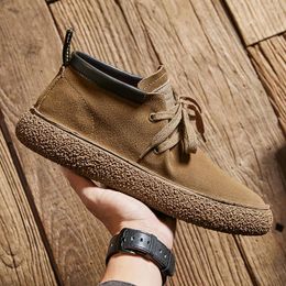 Casual schoenen Heren Chaussure Homme Oxfords Jurk Mode Koe Suède Mocassin Sneakers