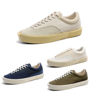 Chaussures décontractées hommes confort plat à lacets solide vert blanc bleu chaussures de couleur crème hommes formateurs baskets de sport taille 39-44 GAI