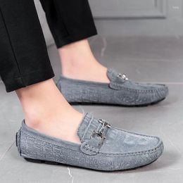 Casual schoenen mannen kleden zakelijke lederen high-end loafers heren luxe ontwerper slip-on mode mocassins
