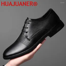 Casual schoenen mannen kleden Italiaanse volle graankoe echt leer oxfords klassiek luxe hoogwaardige ontwerp bruiloft mannelijk