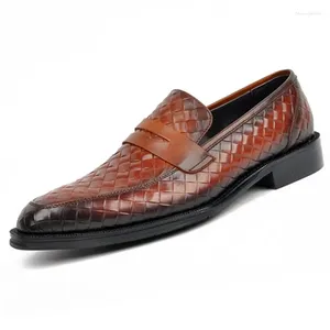 Chaussures décontractées Hommes conduisant 2024 Fashion Business Male Malons Modèles Habillez des chaussures confortables Zapatos Hombre