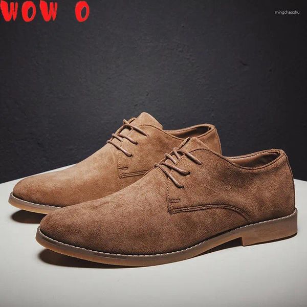 Zapatos casuales hombres Inglaterra tendencia macho de gamuza oxford botas de cuero de boda pisos