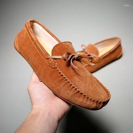 Chaussures décontractées Men Loafers Cuir pour homme Slip on Robe Elegant Fashion Fashion Men's Flats Club Party Zapatos Hombre