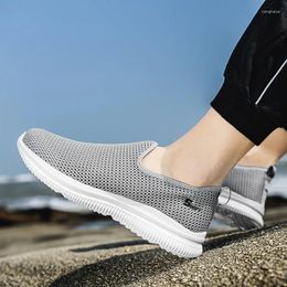 Casual schoenen mannen Loafers Licht lopen ademhabele zomer comfortabele sneakers zapatillas hombre plus paar